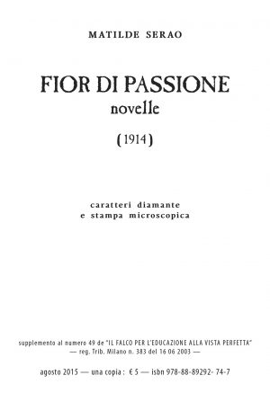 classico «FIOR DI PASSIONE — novelle» (1914)