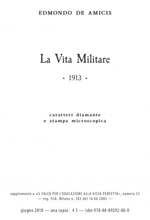 classico «La vita militare» (1913)