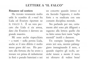 Articolo da «il falco» #4: «Lettere a “il falco” (risponde Recalcati)»