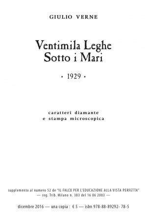 classico «Ventimila Leghe Sotto i Mari» (1929)